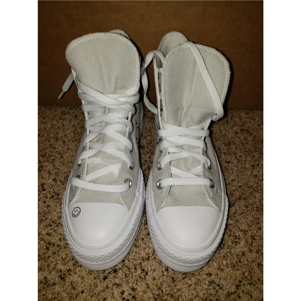 Converse High Tops Women`s Size 6 Custom Made Stay Positive