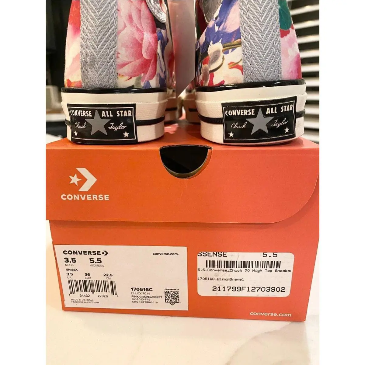 Converse shoes - Chuck 70 Hi - Chuck - Pink 3