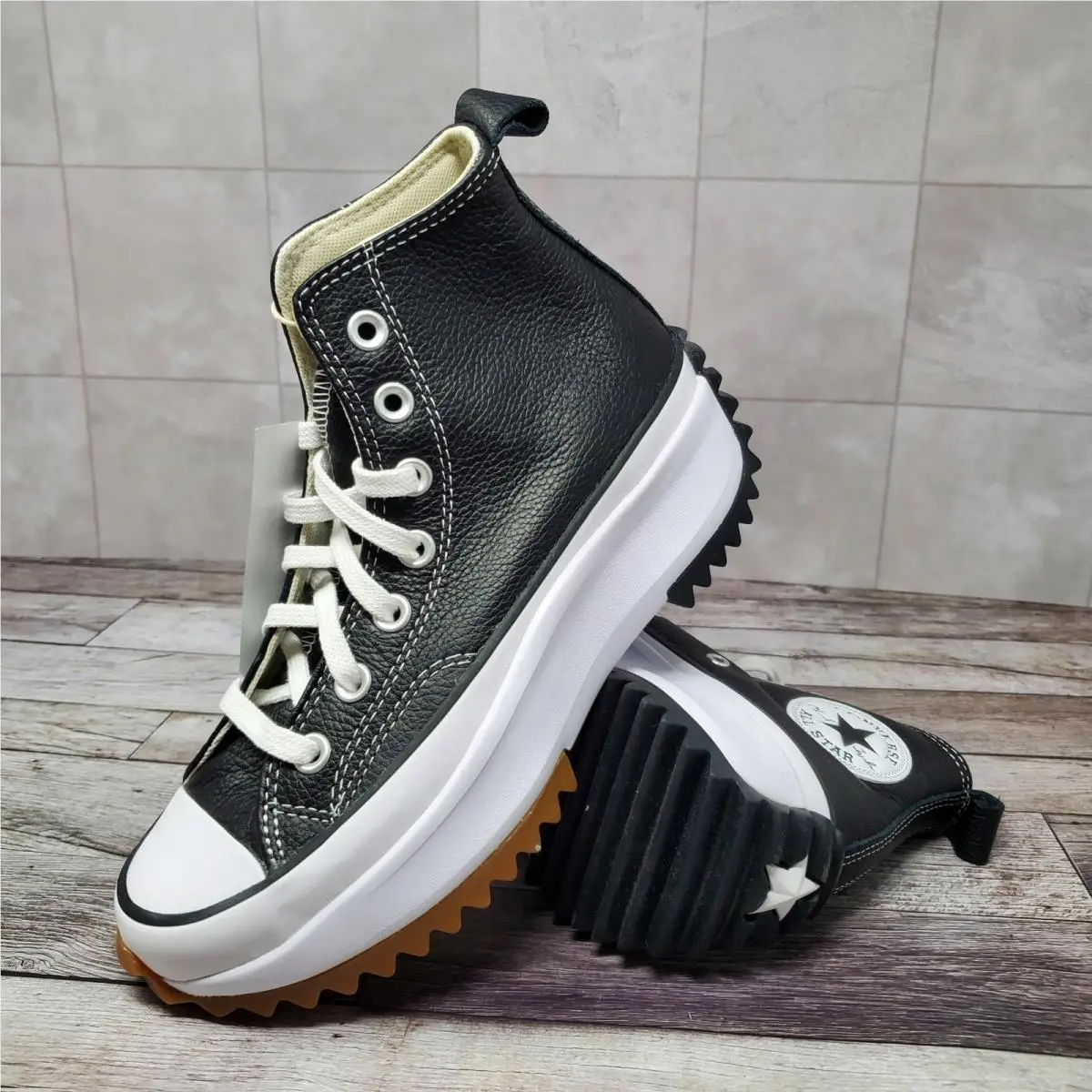 Converse Run Star Hike Shoes Men`s Size 4.5 Women`s Size 6 Black A04292C