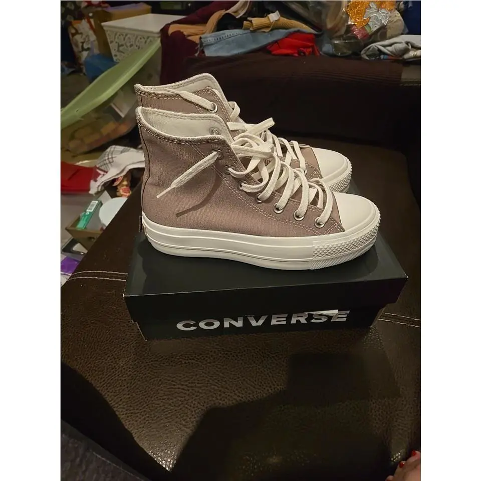 Converse shoes - Converse Chuck Taylor All-Star Lift Platform - Beautiful brand new shoes - Cargo White 0