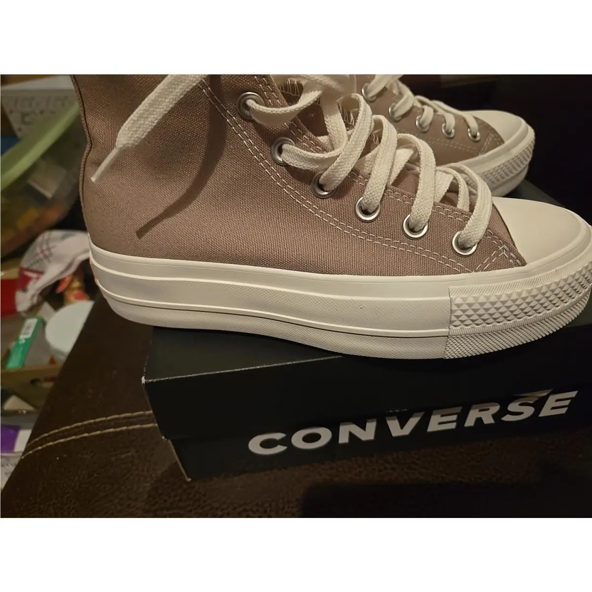 Converse shoes - Converse Chuck Taylor All-Star Lift Platform - Beautiful brand new shoes - Cargo White 1