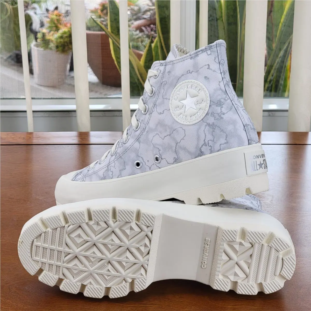 Converse shoes - Converse Chuck Taylor All Star Lugged H - A02032c - Slate Sage / Egret / Silver (UPC: 194433562577) 4