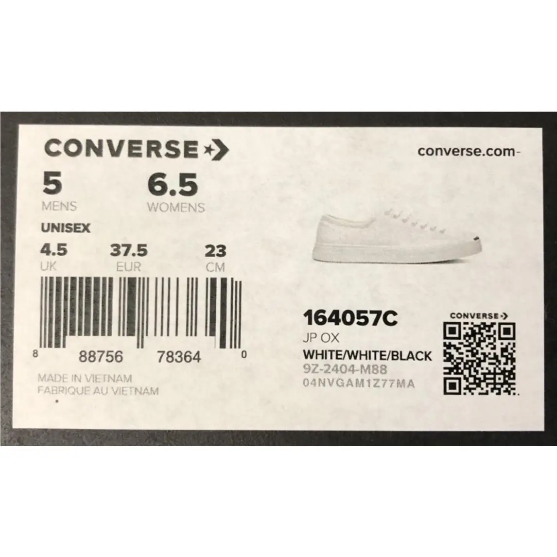 Converse shoes - Jack Purcell Ox - Jack Purcell - 164057C - White 1