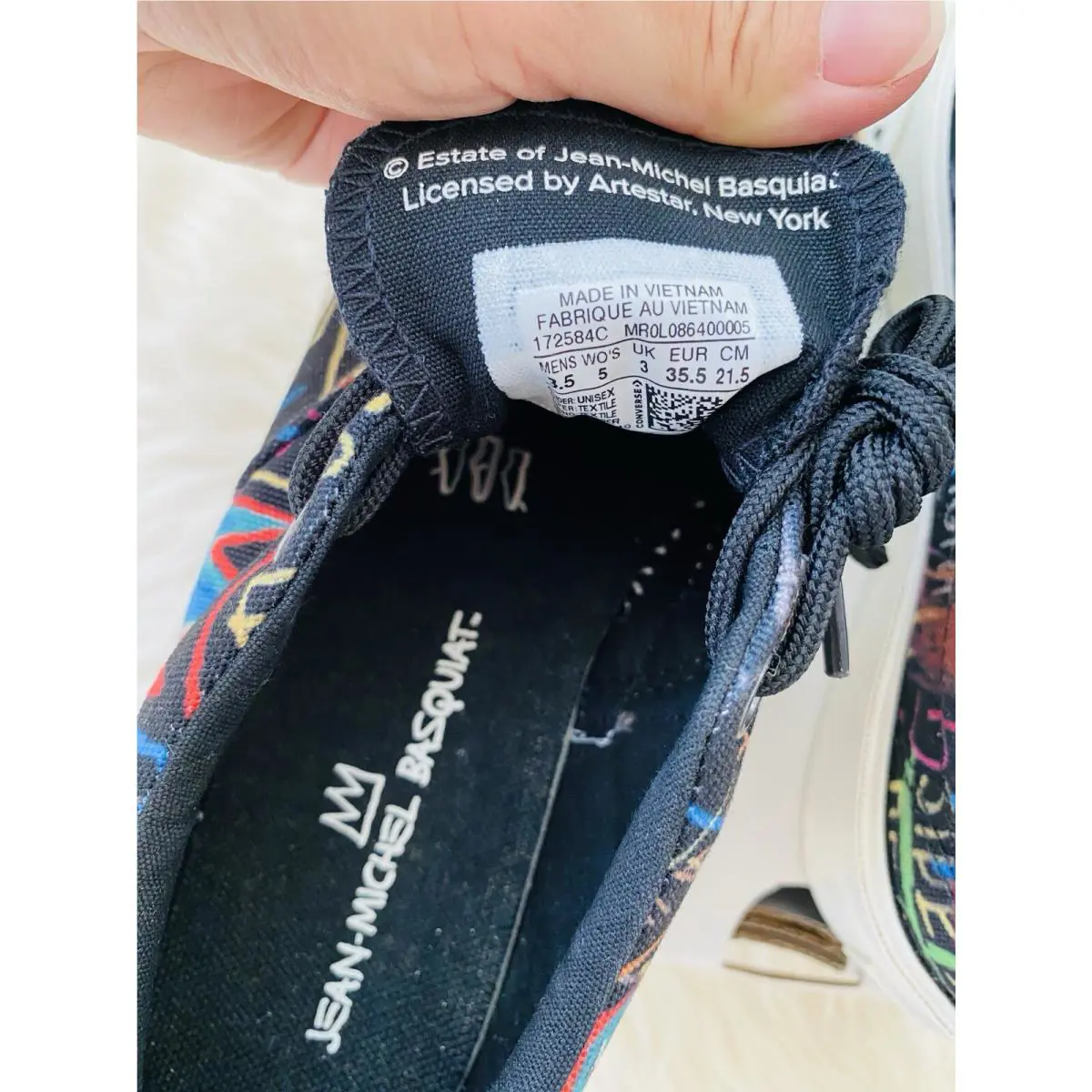 Converse shoes - Converse Jean-Michel Basquiat kidgrip - Basquiat kidgrip - Black 3