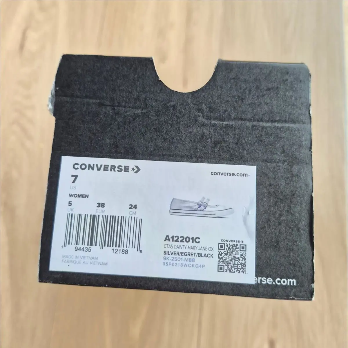 Converse shoes - Converse Chuck Taylor All Star Dainty - A12201C - Gray (UPC: 194435121901) 6