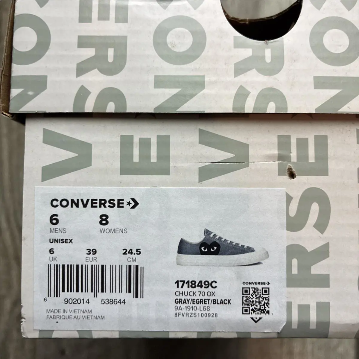 Converse shoes - Converse Come Des Garçons - Come Des Garçons - Gray 6