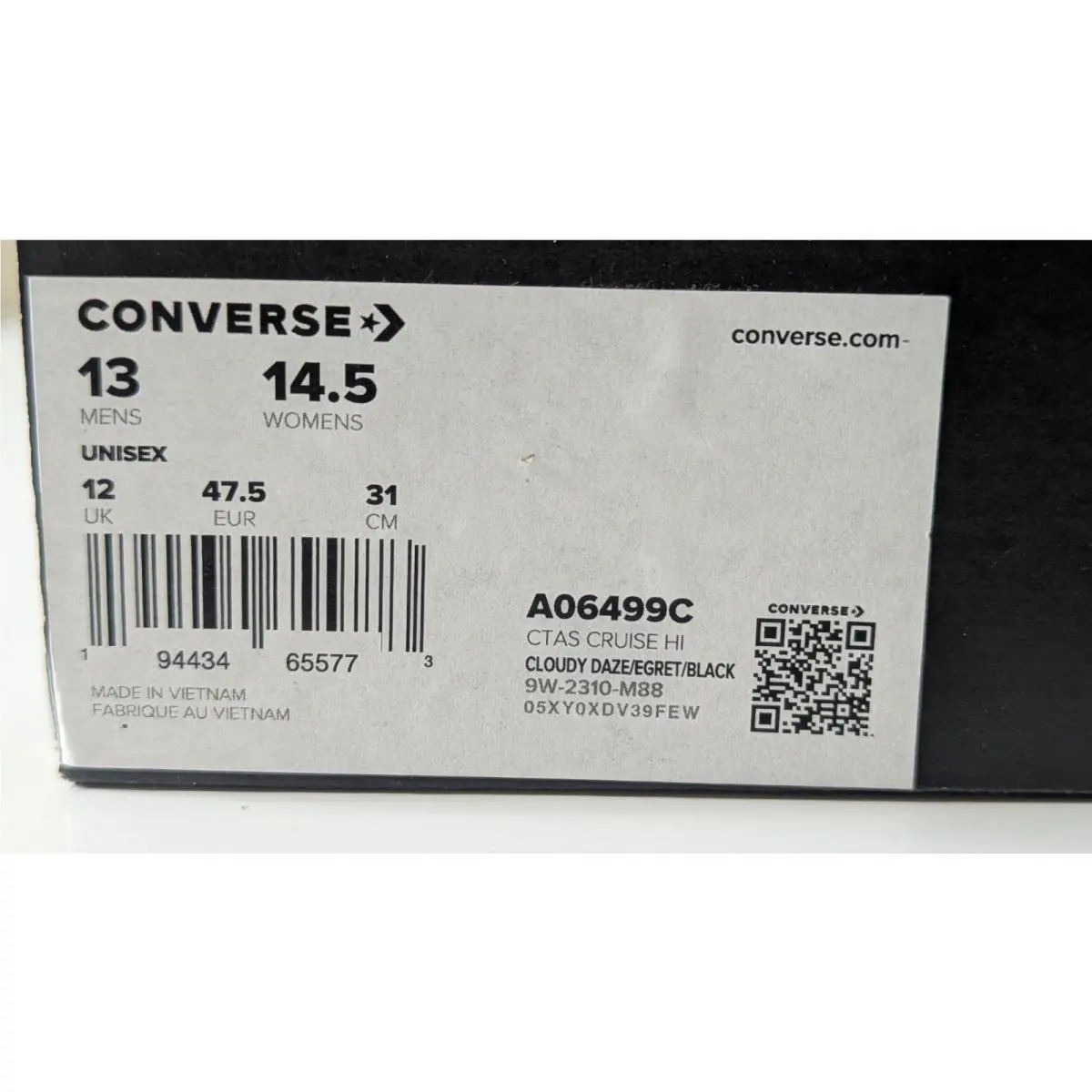 Converse shoes - Converse CTAS Cruise Hi - CTAS Cruise - A06499C - Blue (UPC: 194434655773) 21