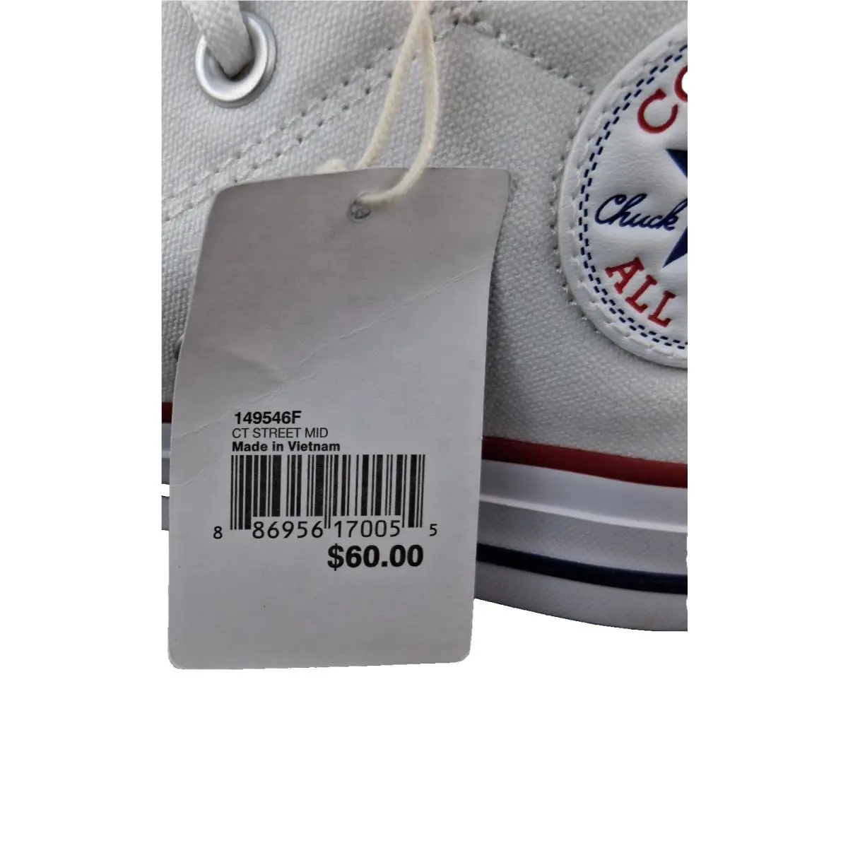 Converse shoes - Converse CT Street Mid - Street Mid - 149546F - White 3