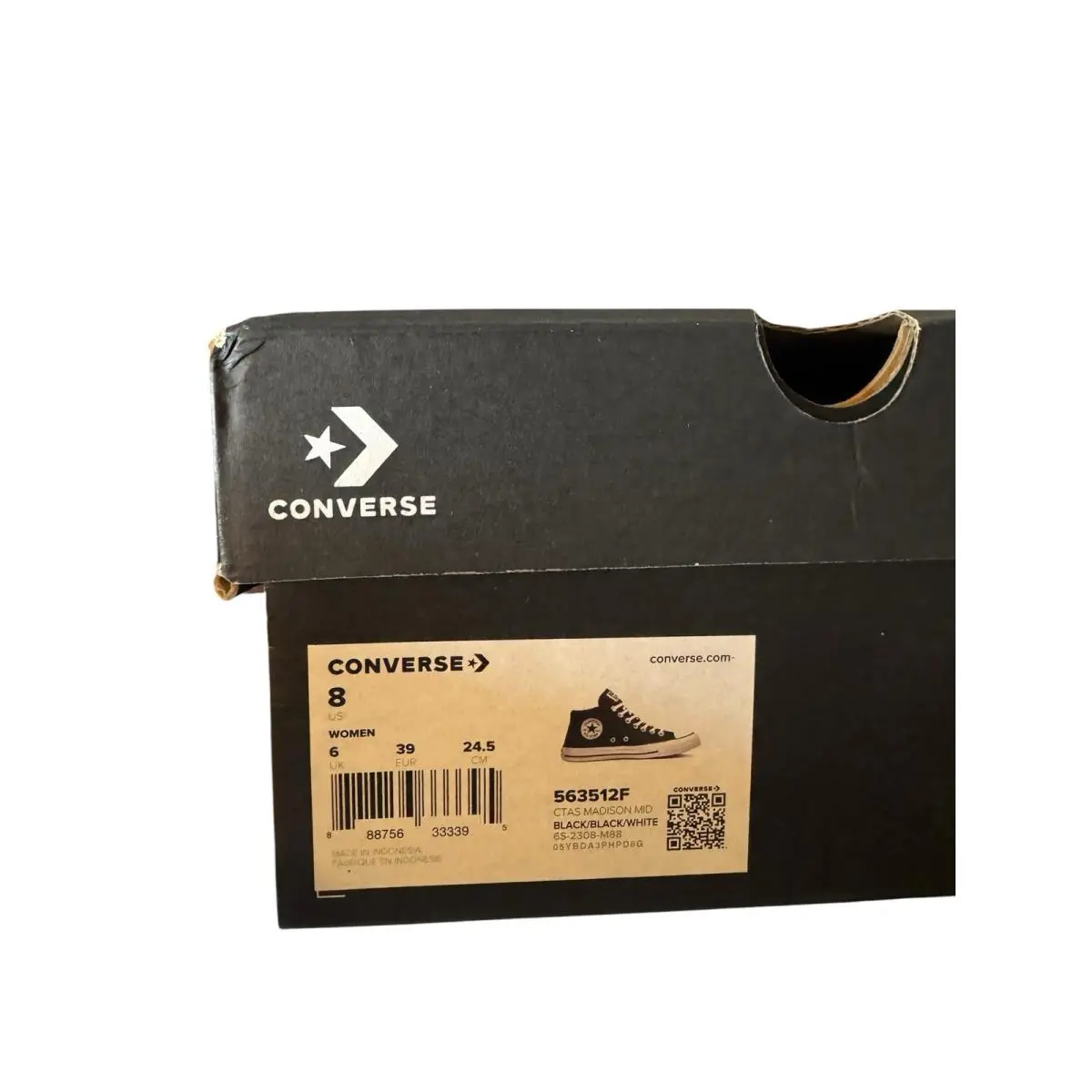 Converse shoes - Converse Chuck Taylor All Star Madison Mid - 563512F - Black (UPC: 888756333371) 7