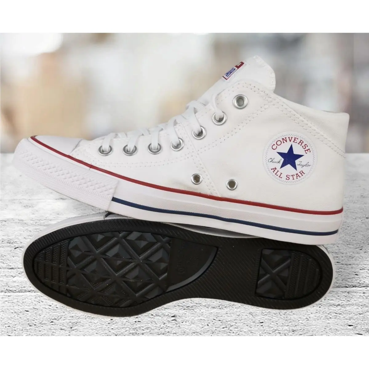 Converse All Star Ctas Madison Mid White Womens Athletic Sneaker Size 7