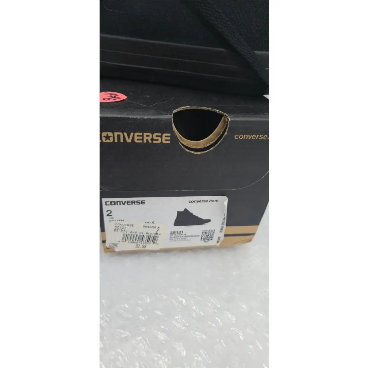 Converse shoes - Converse Chuck Taylor All Star Hi - 3S121 - Black (UPC: 022863079368) 12