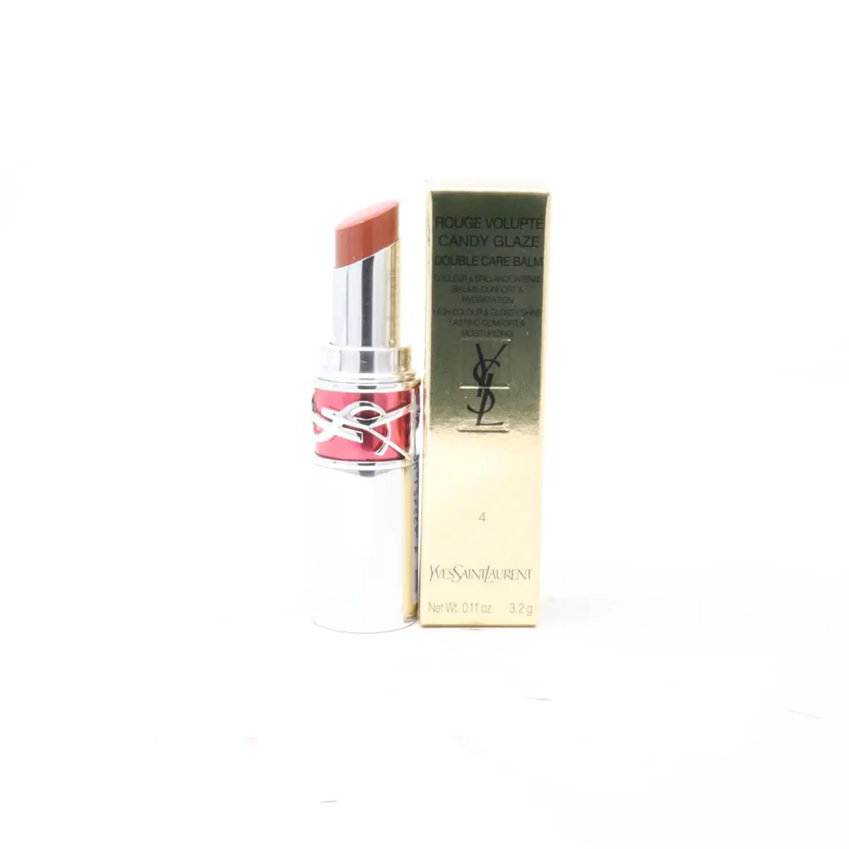 Yves Saint Laurent Candy Glaze Lip Balm 4 Pleasure 0.11oz/3.2g