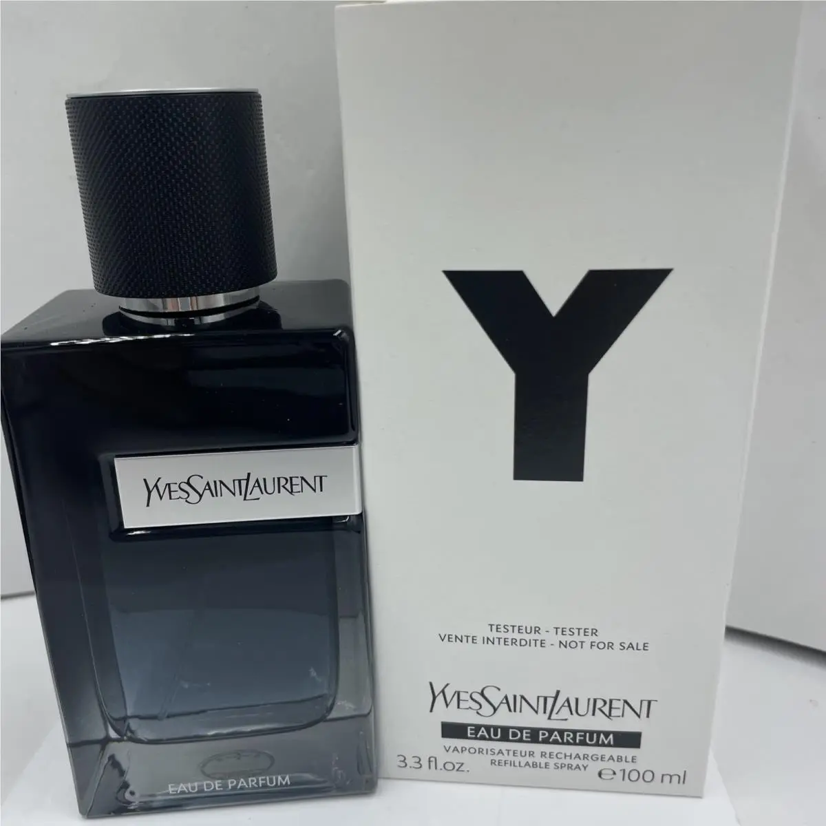 Yves Saint Laurent Y For Men 3.3 oz / 100ml Eau De Parfum Spray in White Box