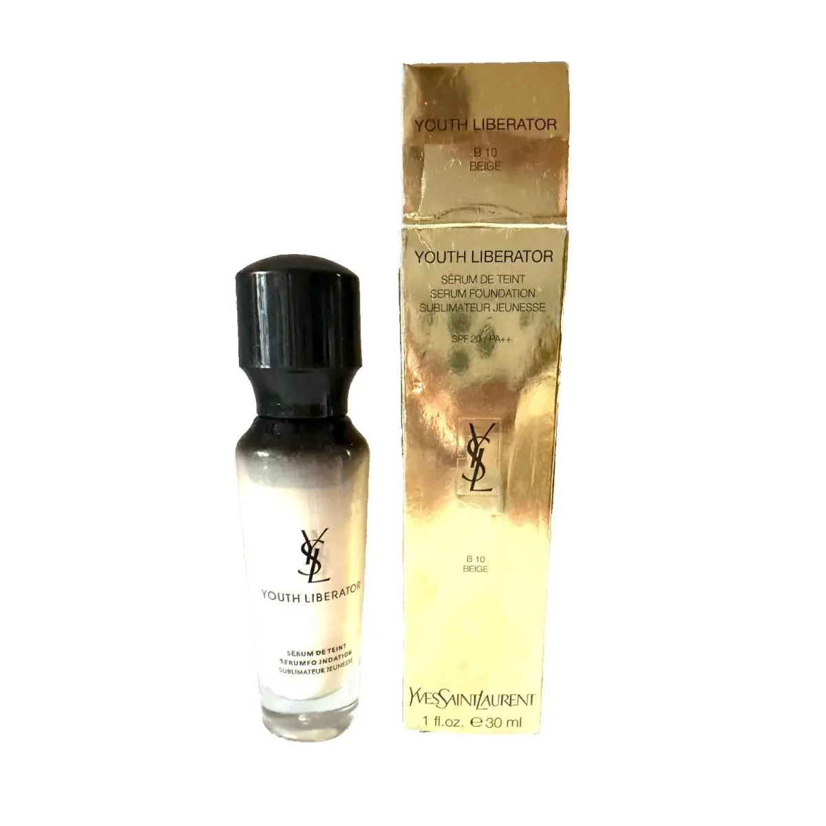 Yves Saint Laurent Ysl Youth Liberator Serum Foundation Spf 20 Pa++ Beige 10 --1.0 fl oz - Orange