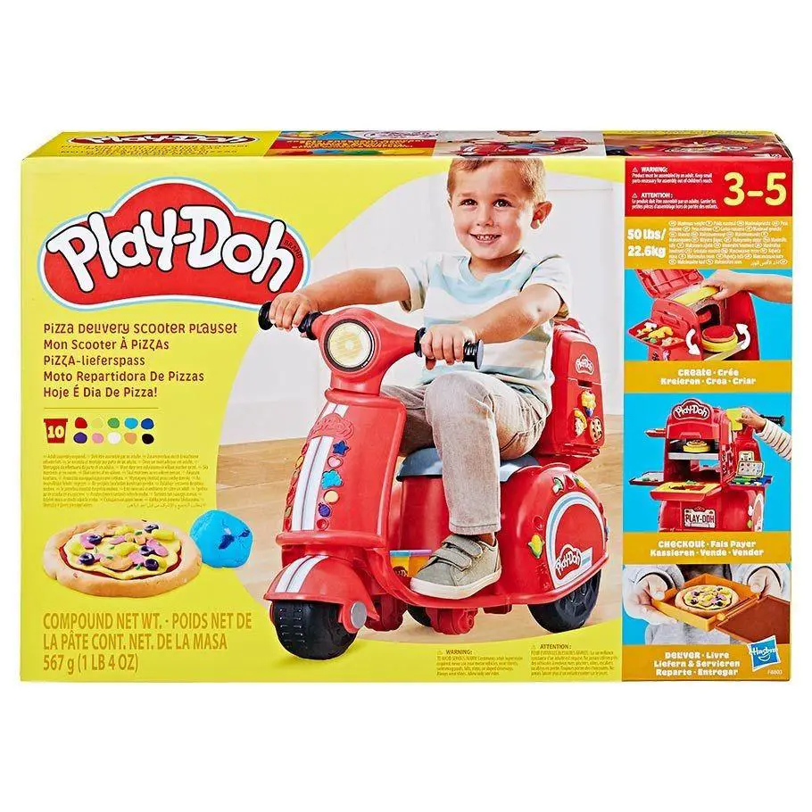 HSBF8803 Hasbro Play-doh: Pizza Delivery Scooter Playset
