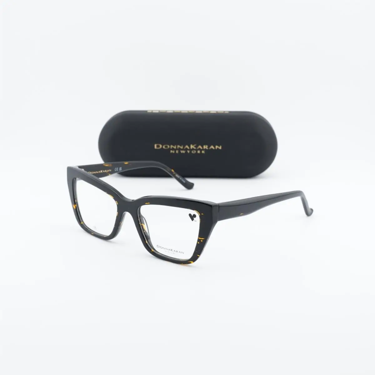 New Donna Karan New York DO5015 012 Golden Tortoise 52mm Eyeglasses