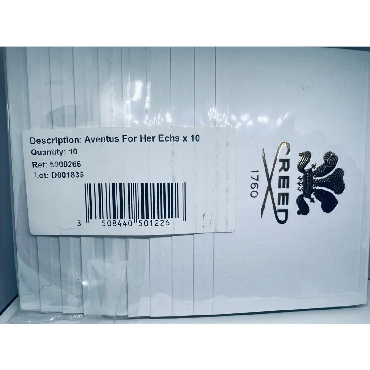 10x Creed Aventus For Her Edp Official Carded Sample Spray 1.7ml