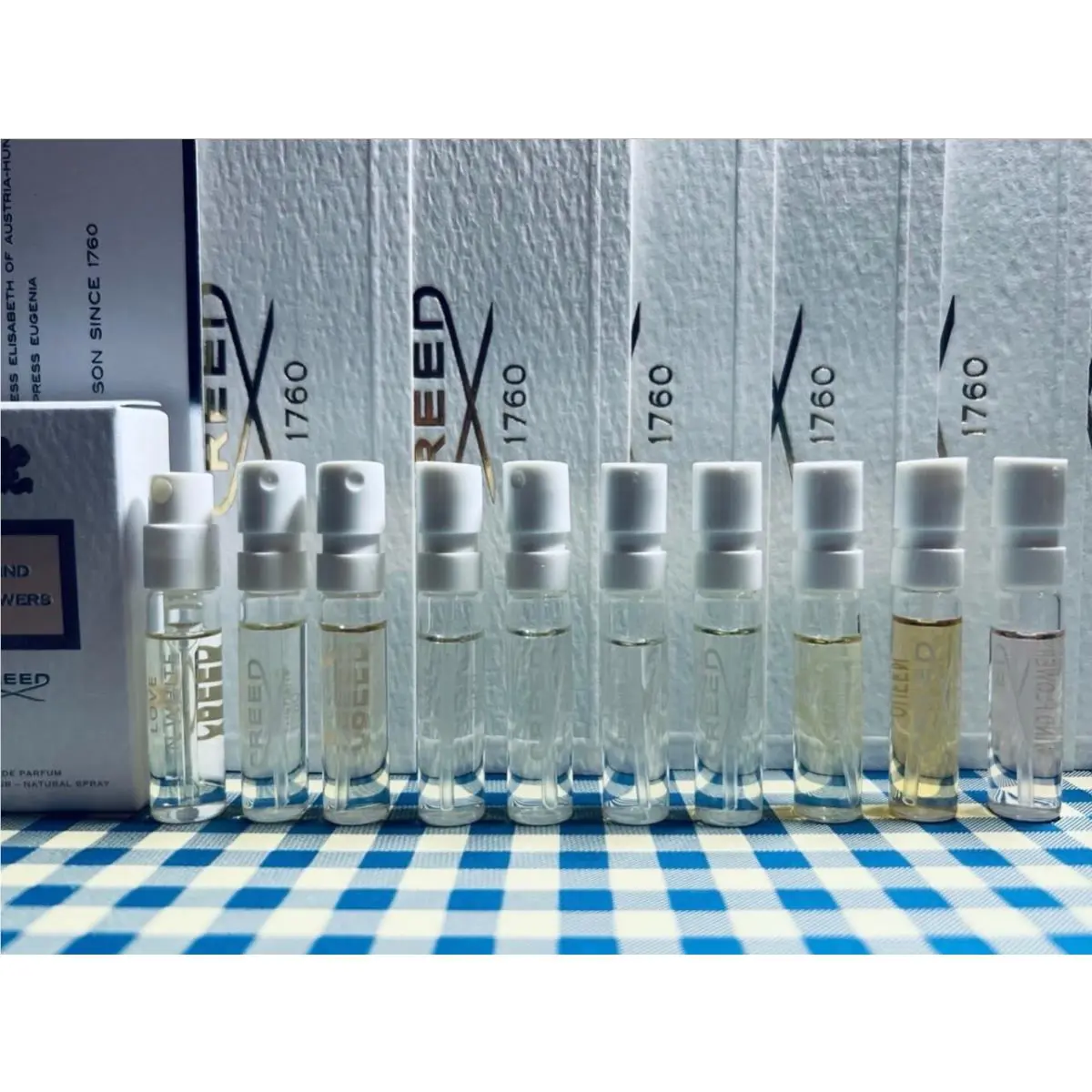 Creed Women Perfum Collection Sample Spray Vials 10pc Set