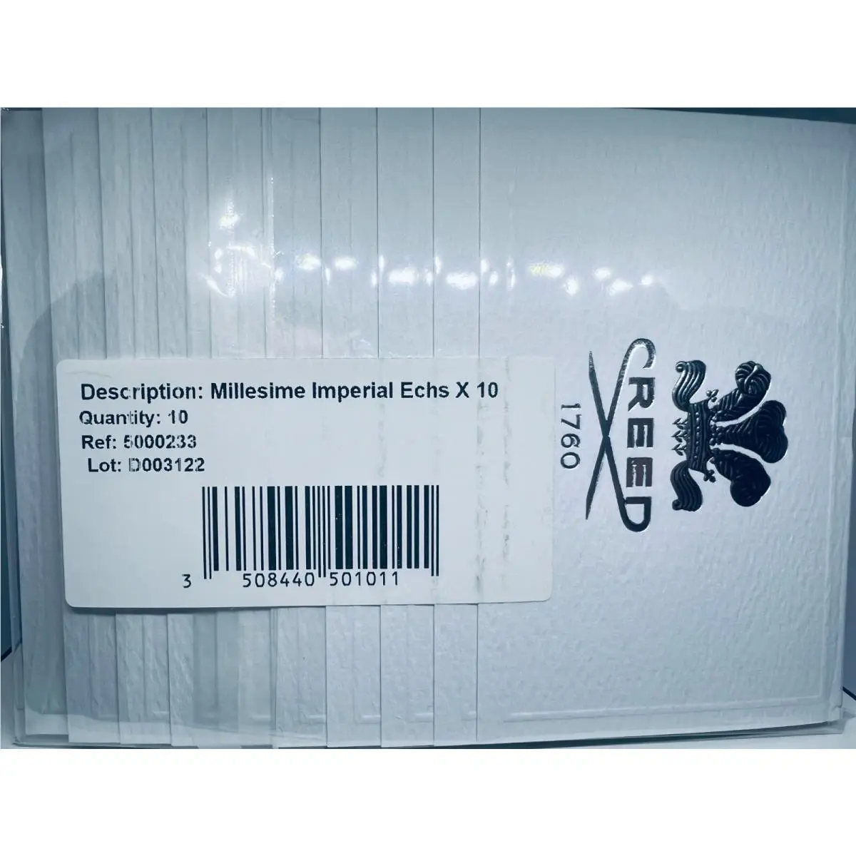 10x Creed Millesime Imperial Edp Official Carded Sample Spray 1.7ml