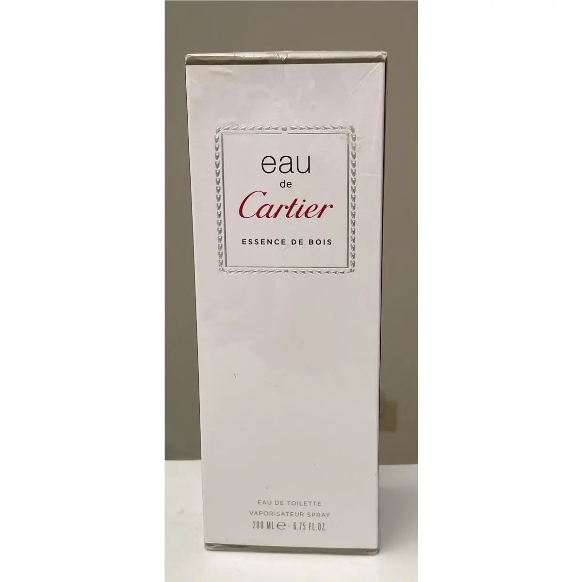 Eau De Cartier Essence De Bois For Unisex 6.75 FL Oz 200 ML Rare