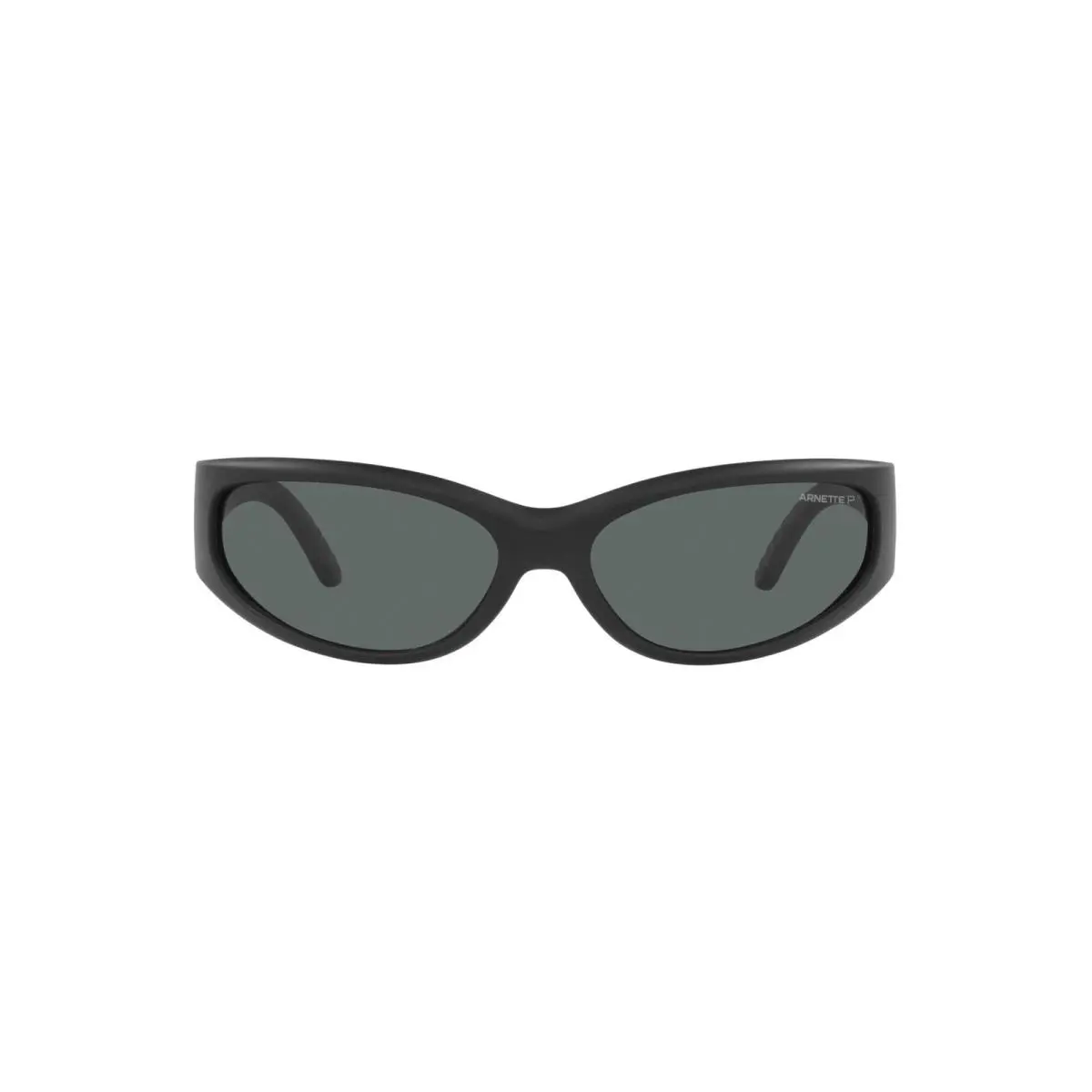 Arnette Mens An 4302 Rectangular Sunglasses Matte Black/dark Grey Polarized
