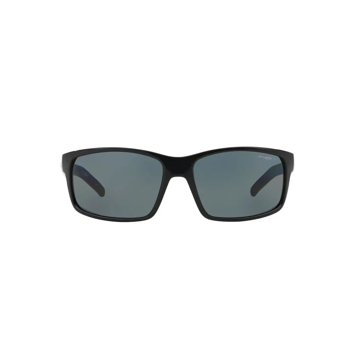 Arnette Unisex Sunglasses Shiny Black Frame Polarized Dark Grey Lenses 62MM