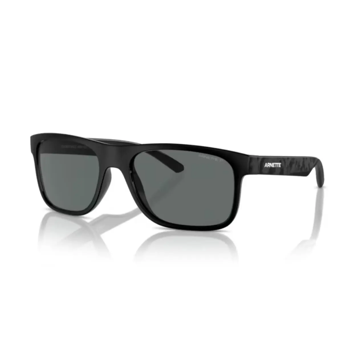 Arnette Khim AN4341 290081 56MM Recycled Black/polar Grey Polarized Square