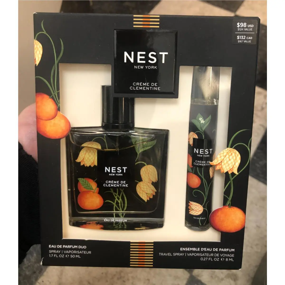 Nest York Creme De Clementine Eau de Parfum with Vanilla 50 mL 8 mL