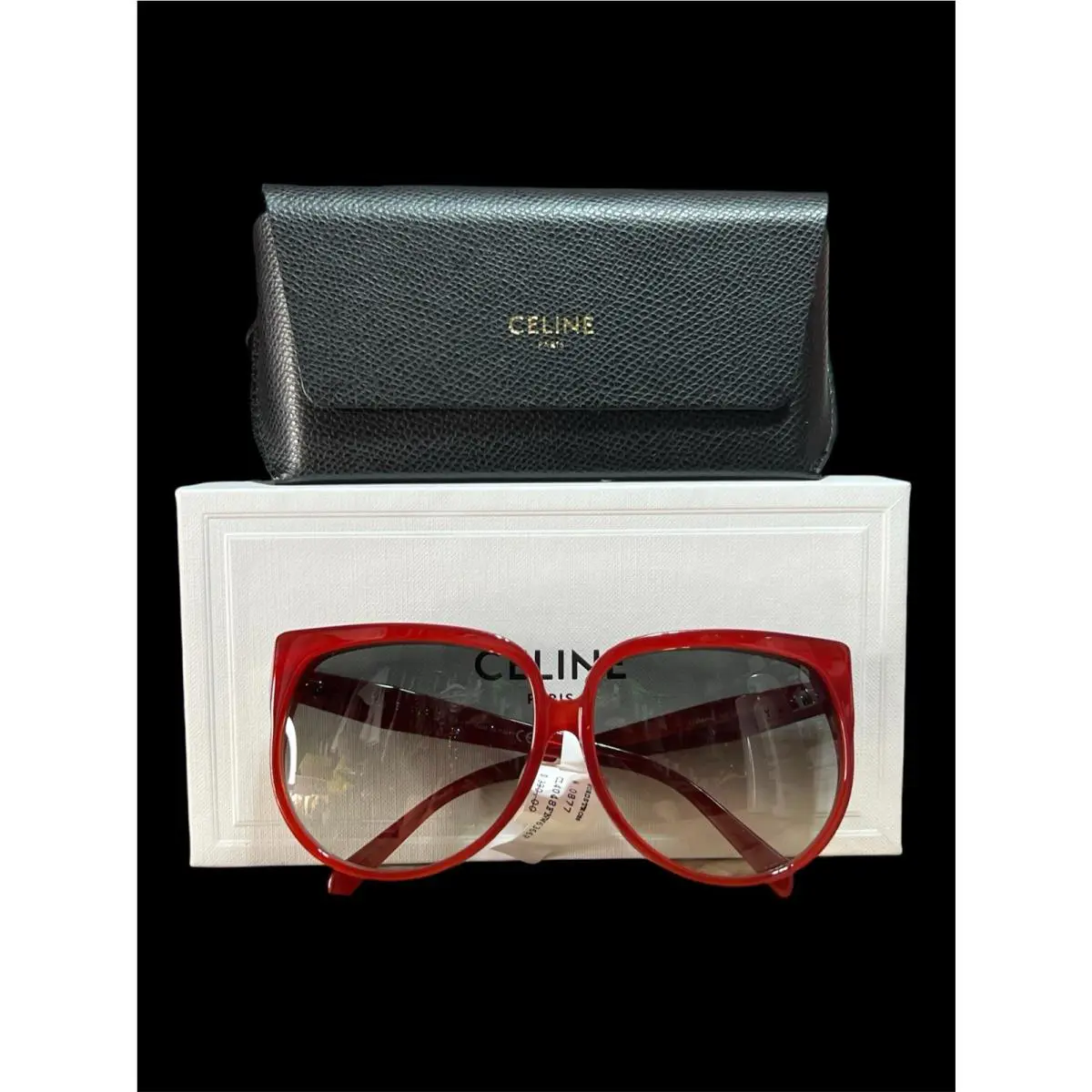 Celine Red Gradient Lense Sunglasses Mstp