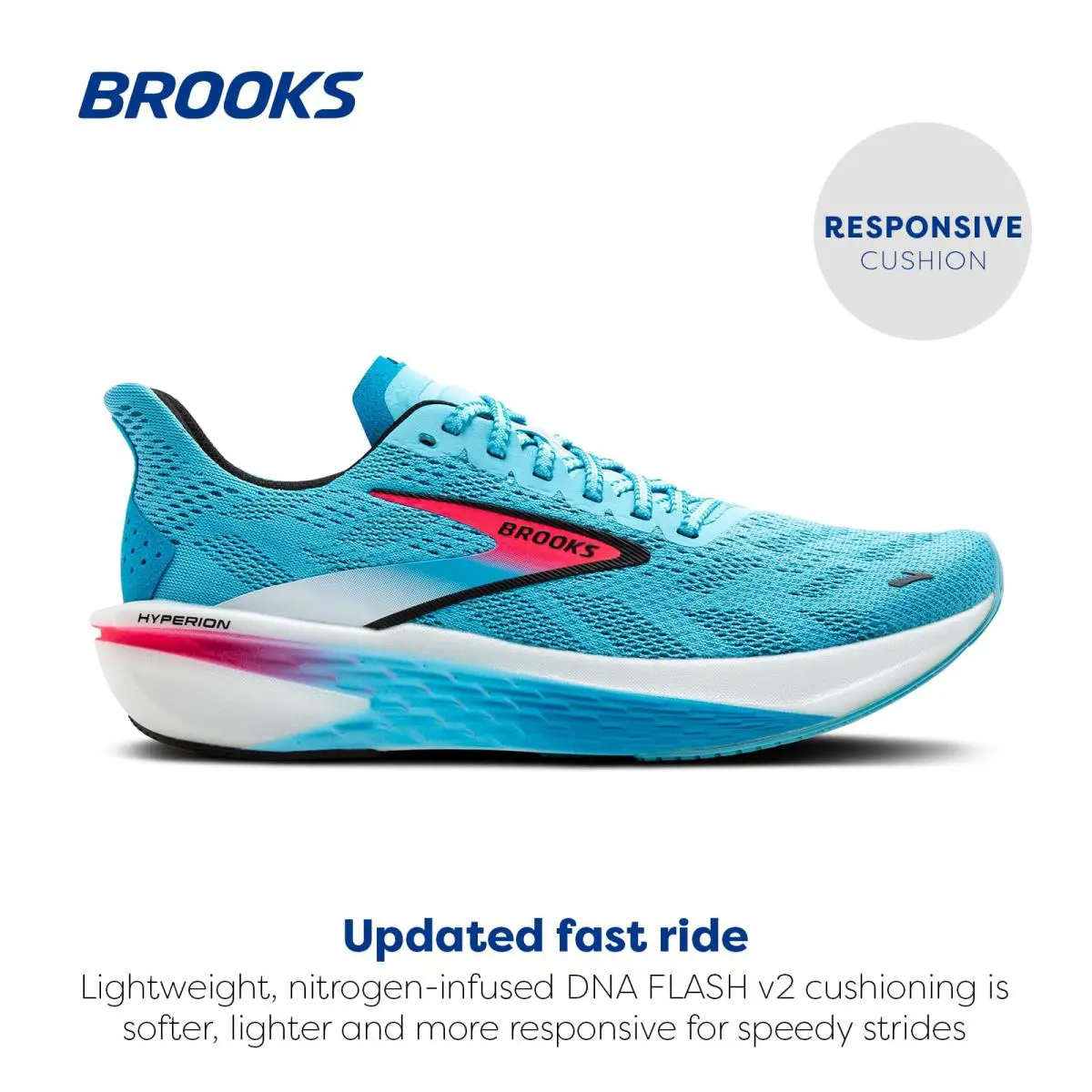 Brooks shoes - Crystal Seas/Diva Pink/Black 5