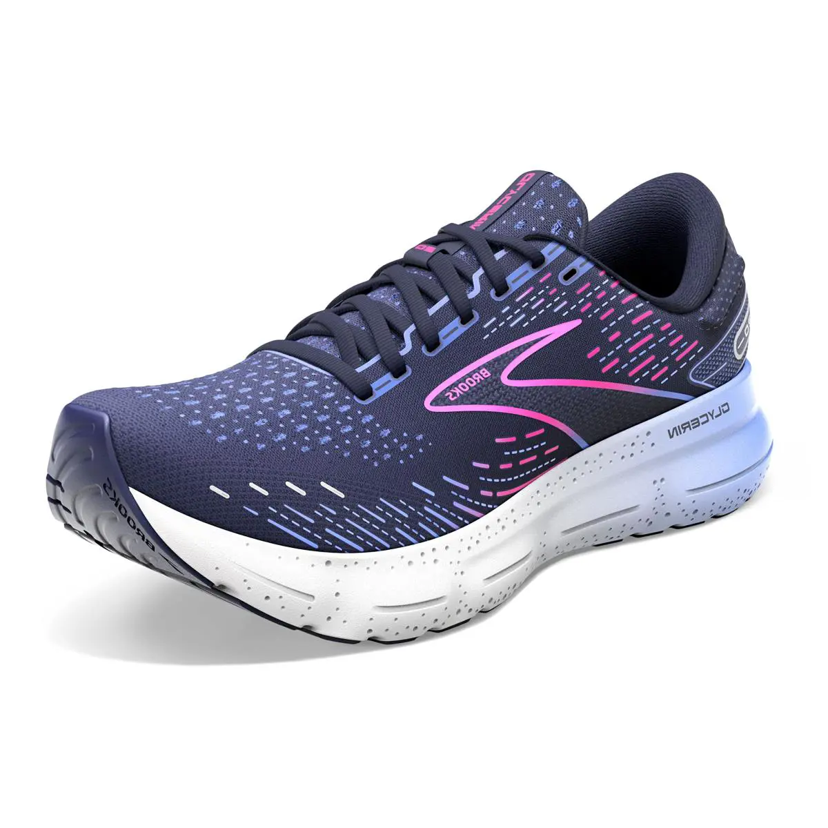 Brooks shoes - Peacoat/Blue/Pink 2