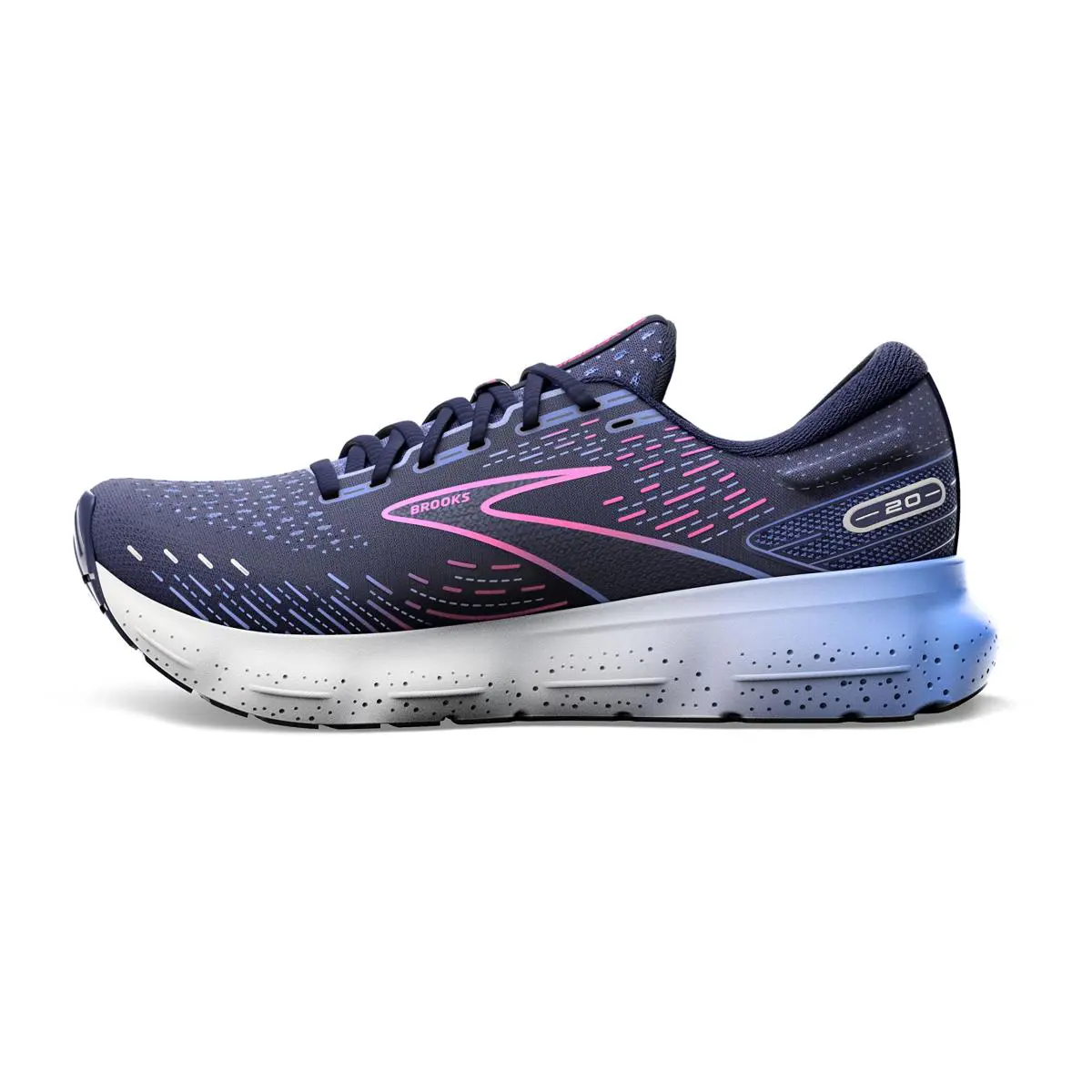 Brooks shoes - Peacoat/Blue/Pink 4