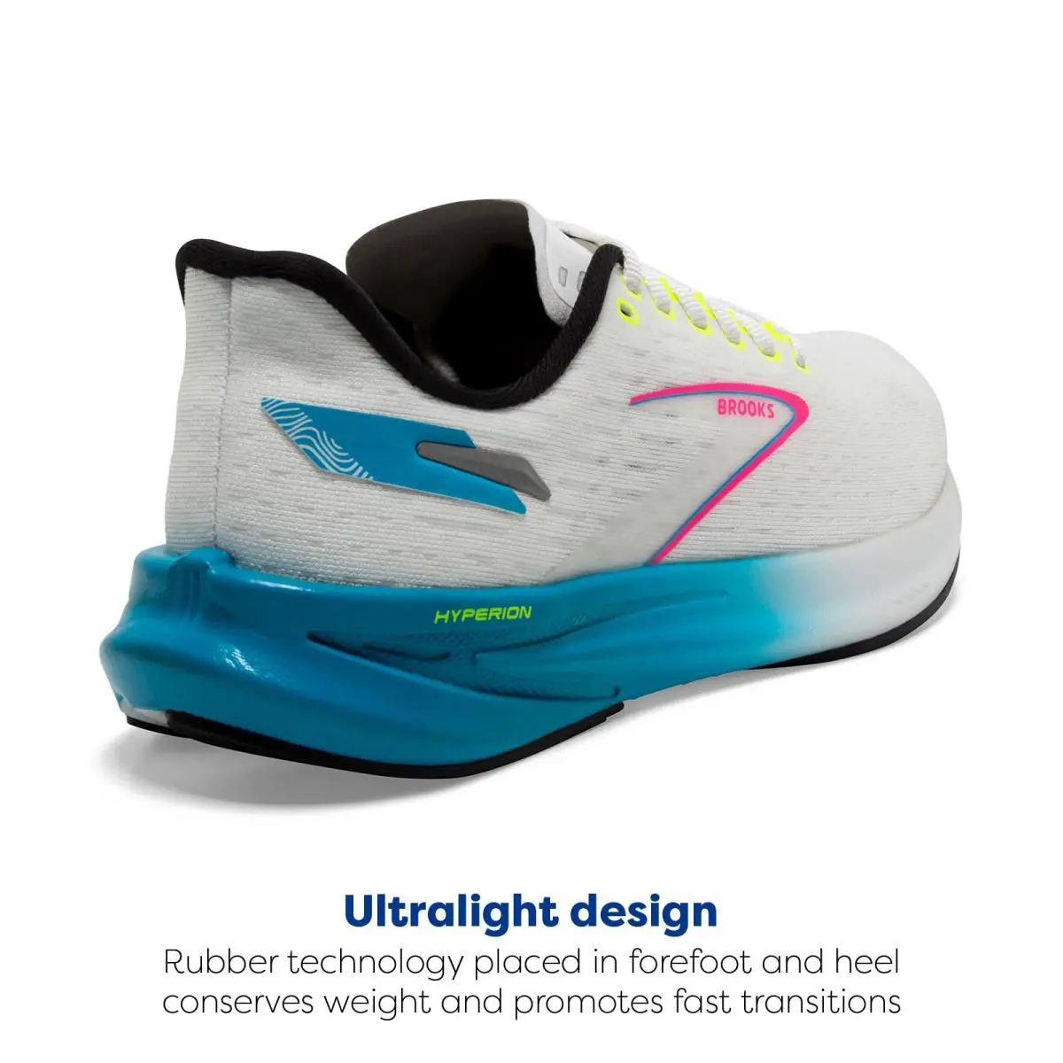 Brooks shoes - White/Blue/Pink 1
