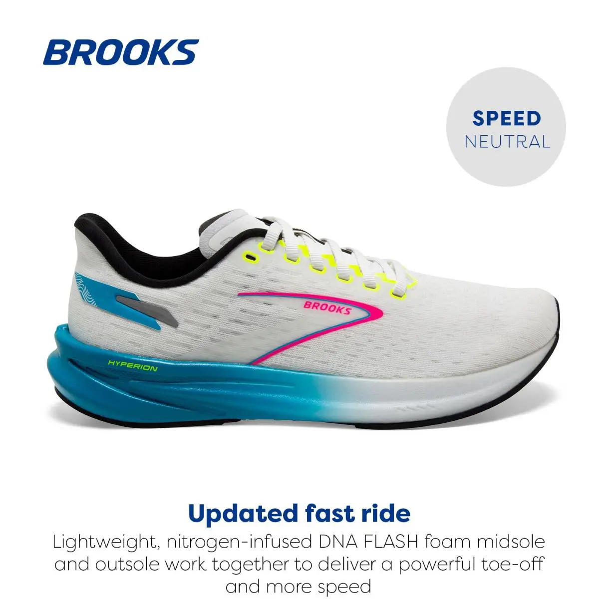 Brooks shoes - White/Blue/Pink 11
