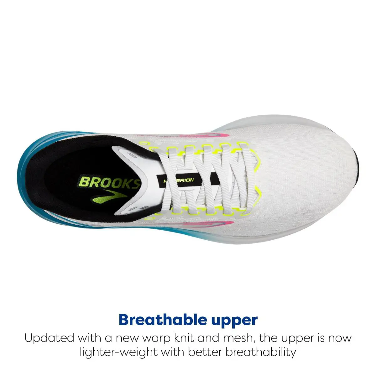 Brooks shoes - White/Blue/Pink 12