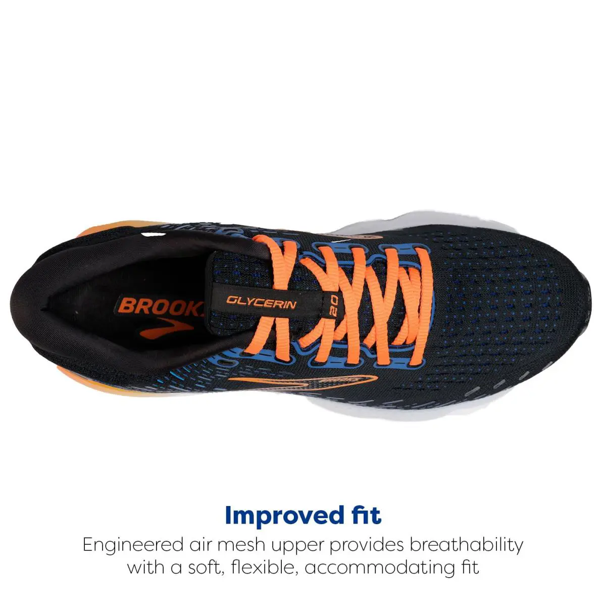 Brooks shoes - Black/Classic Blue/Orange 0