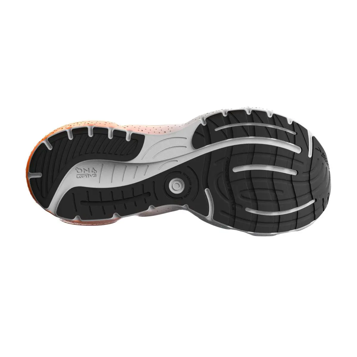 Brooks shoes - Black/Classic Blue/Orange 3