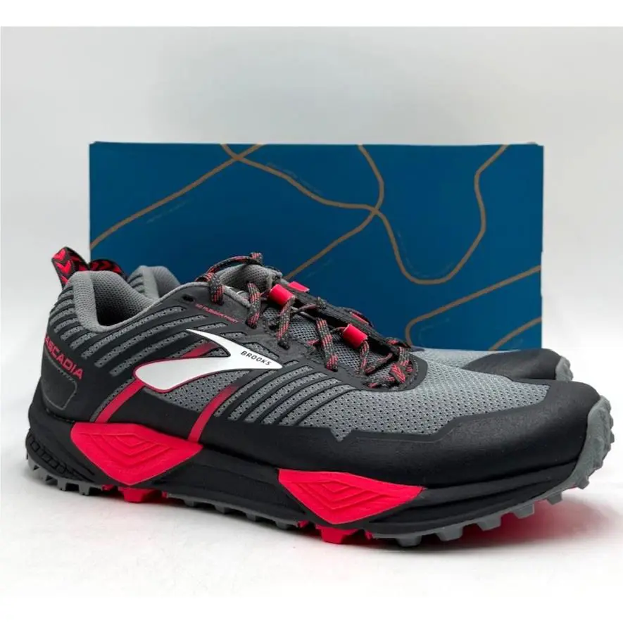 Brooks shoes - Brooks Cascadia - Cascadia - 1202741B091 - Gray 9