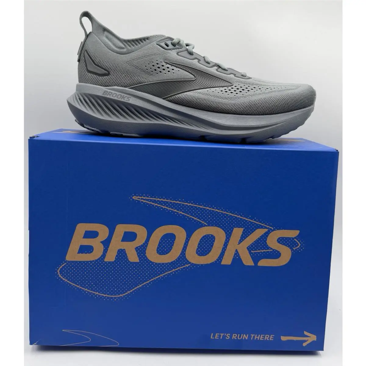 Brooks shoes - GLYCERIN 23 - GLYCERIN - 110476 - grey blackened black 10