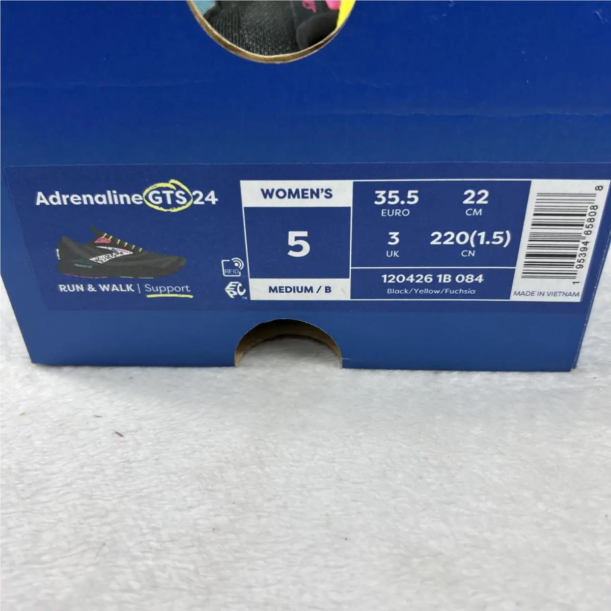Brooks shoes - Brooks Adrenaline GTS 24 - Adrenaline GTS - 120426-1B-084 - Black (UPC: 0195394658088) 12