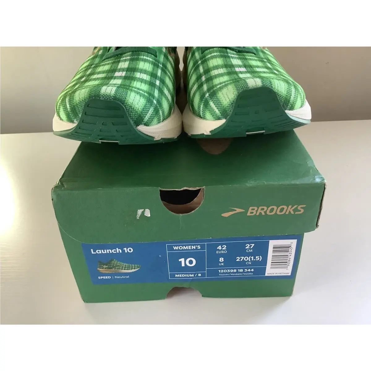 Brooks shoes - Brooks Launch 10 - Launch - Green 4