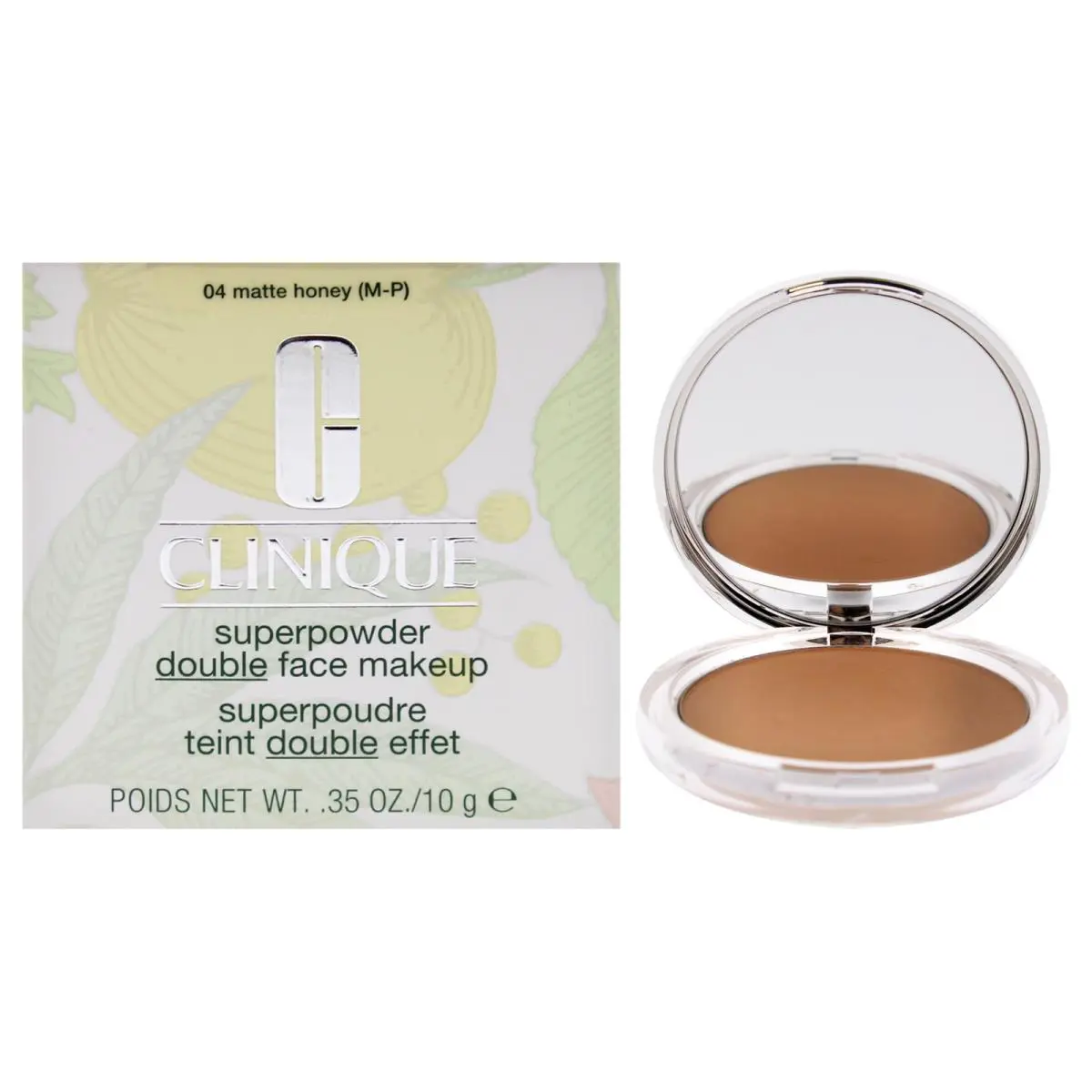 2 Pack Clinique Double Face Makeup-04 Matte Honey M-p -dry Combination- 0.35 oz