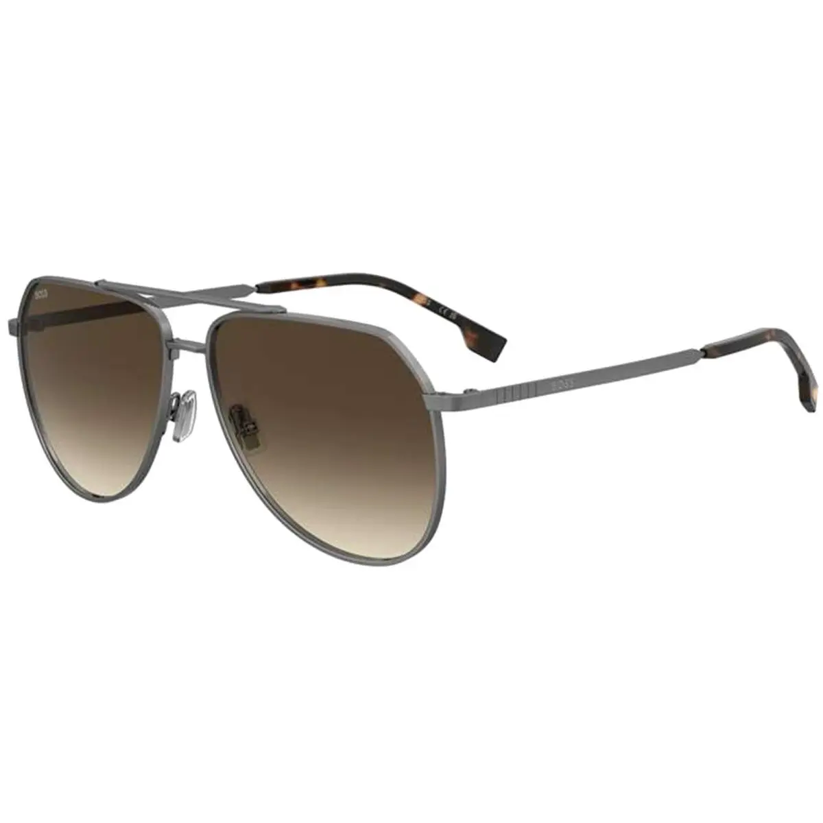 Boss By  Men`s Modern Brow Bar Aviator Sunglasses - BOSS1447OS by Hugo Boss