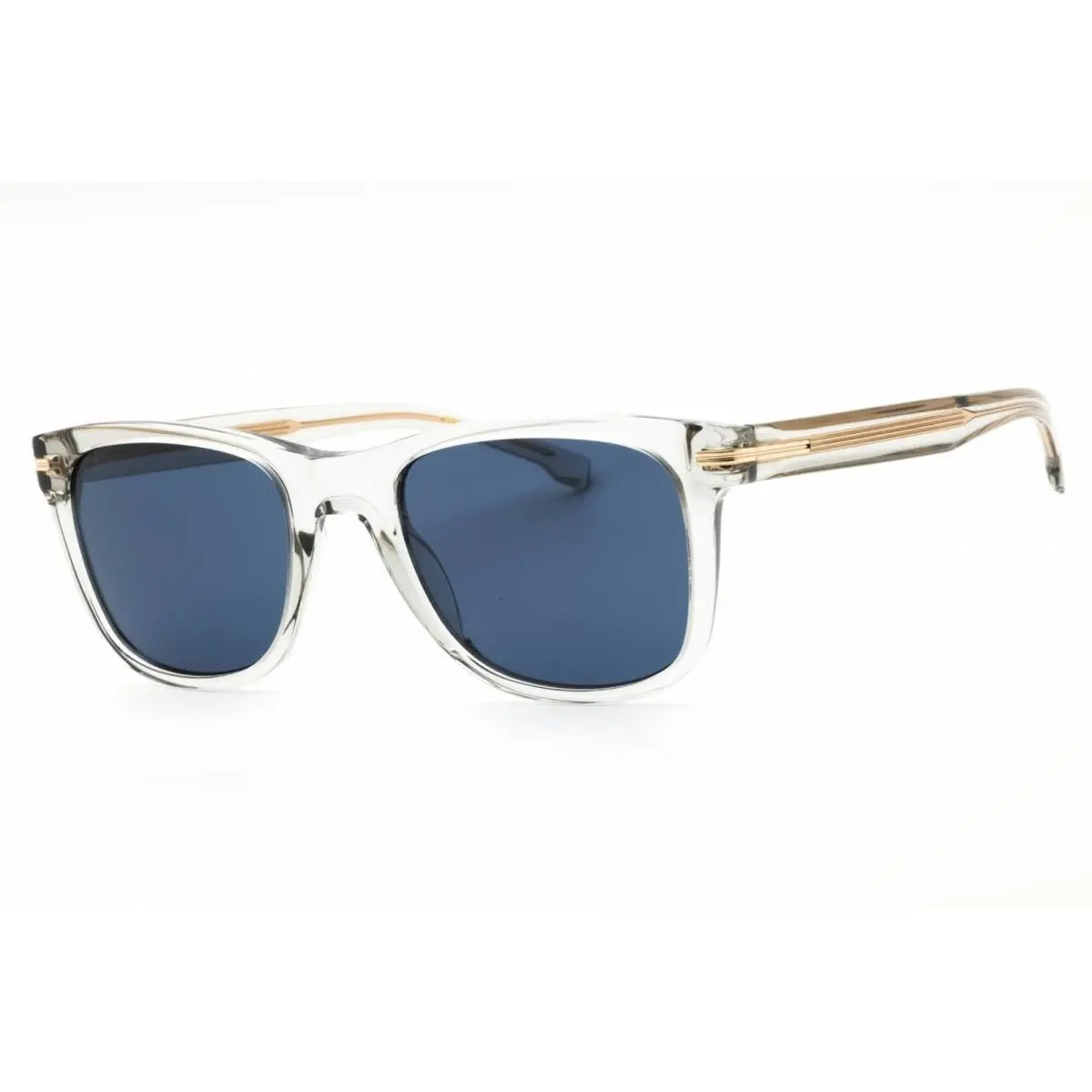 Men`s Sunglasses Transparent Grey Plastic Full Rim 1508/S 0KB7 KU by Hugo Boss