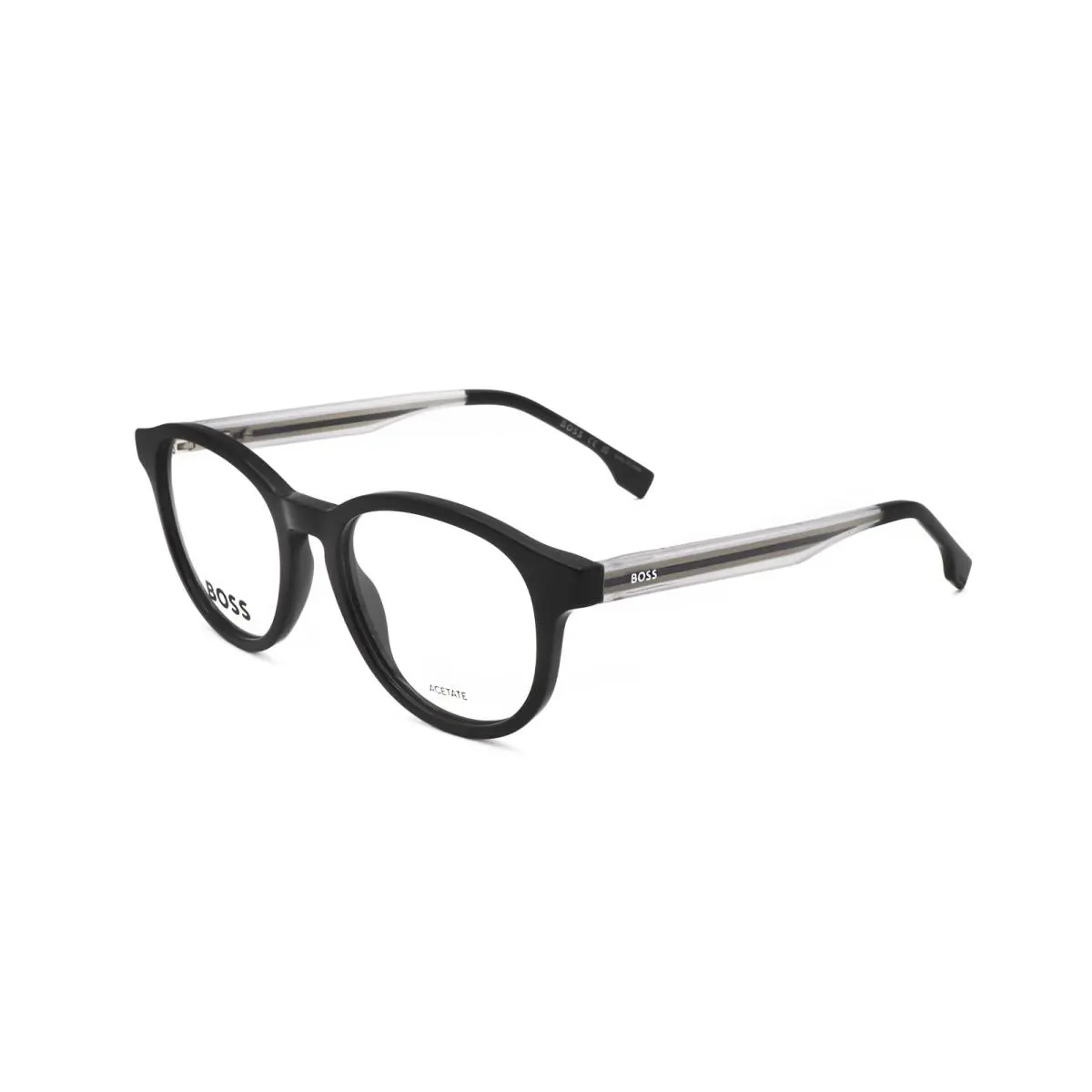 Hugo Boss Men`s 48mm Black Crystal Opticals BOSS1548-7C5-48