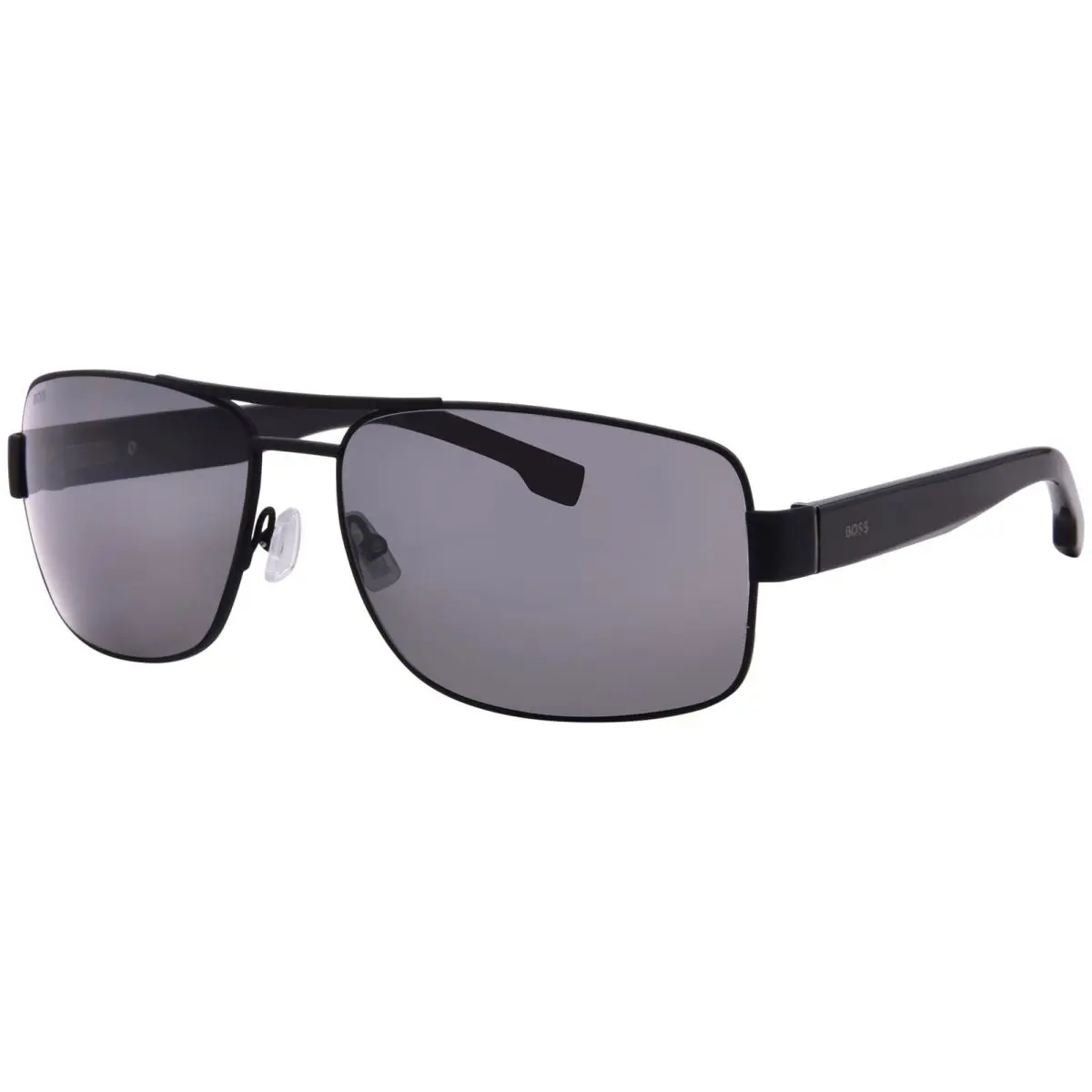 Hugo Boss 1761/S 003/M9 Sunglasses Men`s Matte Black/polarized Grey Pilot 62mm