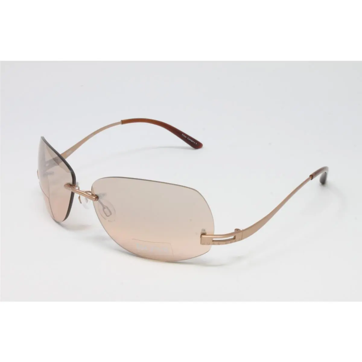 Boss Hugo Boss Women`s Sunglasses HB13221 Light Brown 62mm Rimless Metal