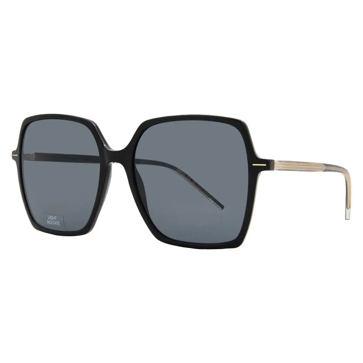 Grey Square Ladies Sunglasses Boss 1524/S 0807/IR 57 Boss 1524/S by Hugo Boss