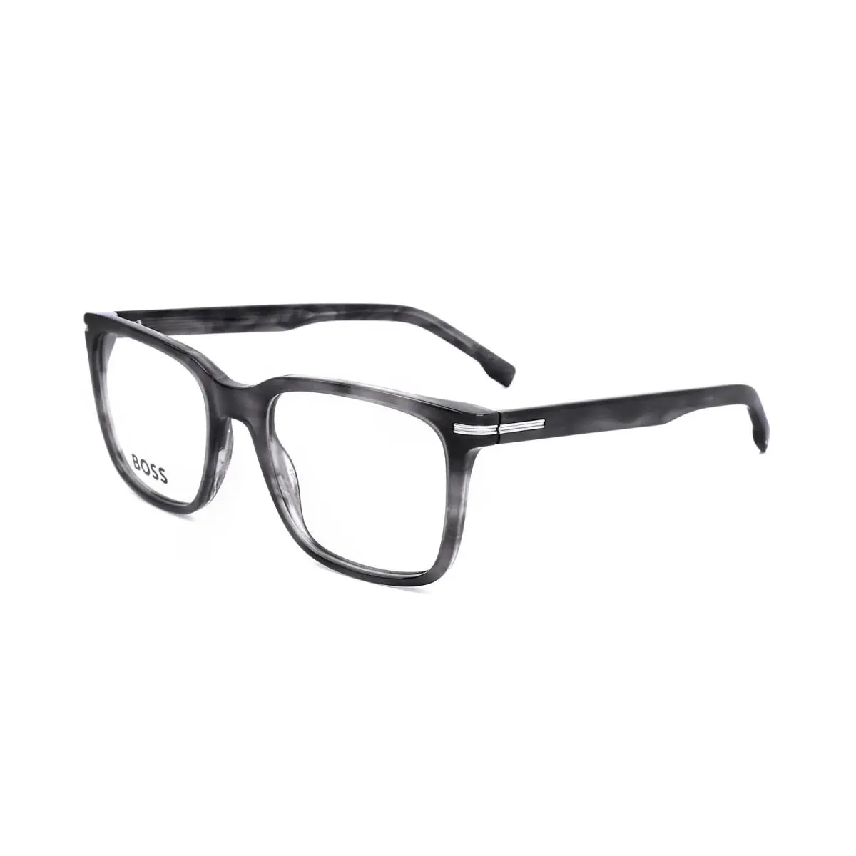 Hugo Boss Men`s 53mm Grey Horn Opticals BOSS1602-2W8-53