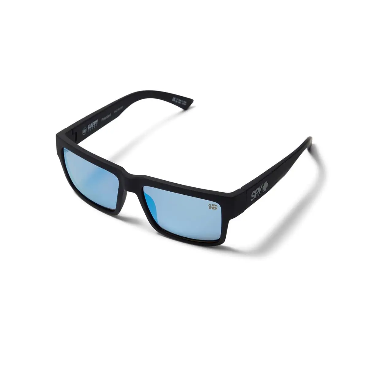 Unisex Sunglasses Spy Optic Montana - Soft Matte Black/Happy Boost Polar Ice Blue Mirror, Frame: Multicolor